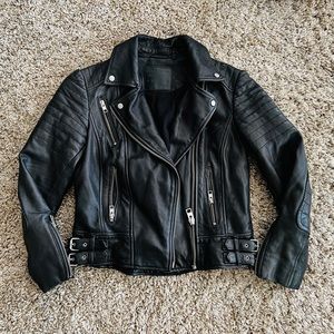 All Saint’s Leather Biker Jacket Papin Sz 6